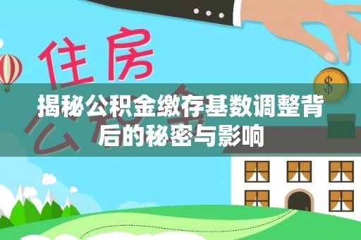 万安揭秘公积金缴存基数调整背后的秘密与影响