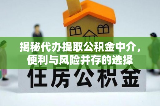 万安揭秘代办提取公积金中介，便利与风险并存的选择